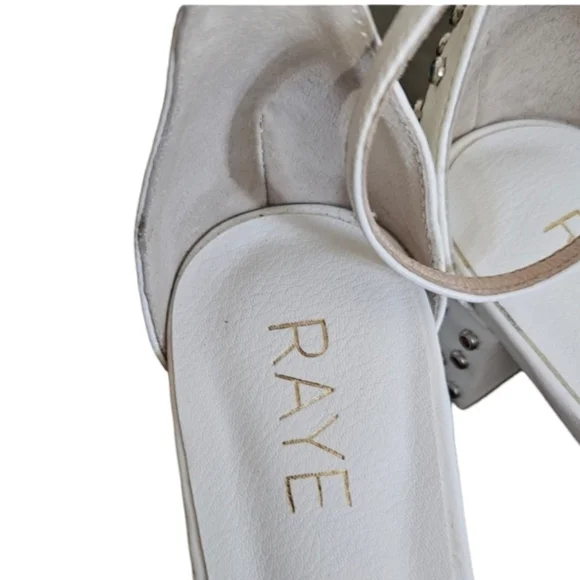 Raye Rainbow Rhinestone Sandals Size 8 - Picture 7 of 10